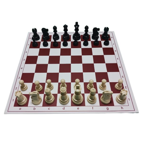 conjunto ajedrez escolar premium rojo 1 conjunto ajedrez escolar premium rojo