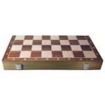 set ajedrez madera plegable sapelli