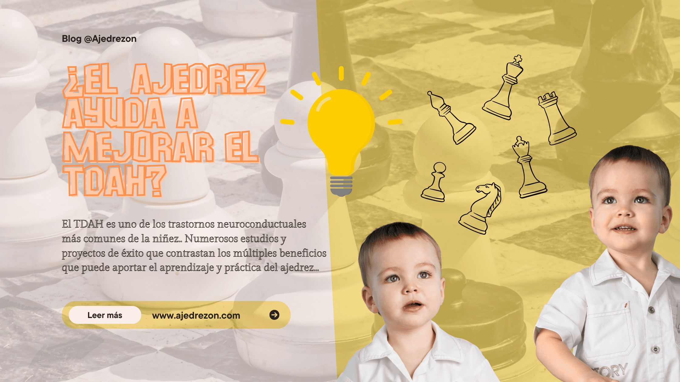 beneficios del ajedrez para niños con tdah