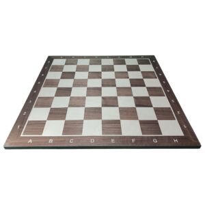 Tablero ajedrez madera nogal D58 con coordenadas