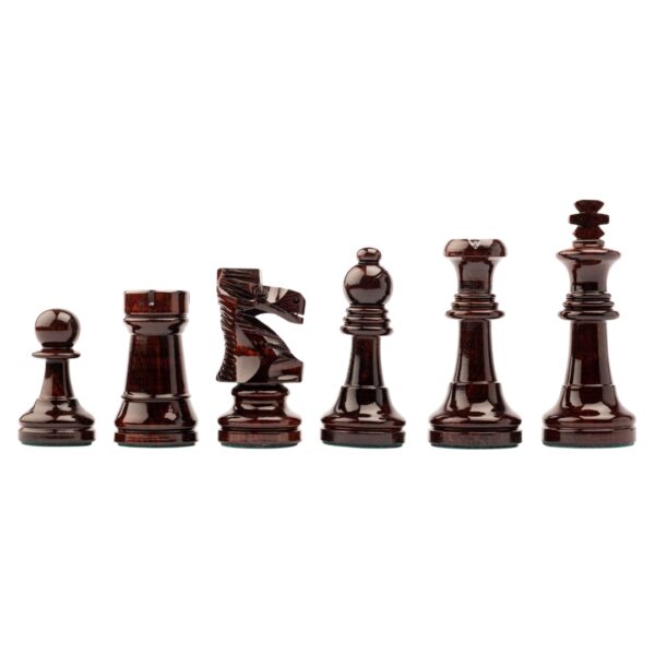 piezas ajedrez madera lujo modelo staunton 5 barnizado boj natural caoba MPPS5NCB 3 piezas ajedrez madera lujo modelo staunton 5 barnizado boj natural caoba