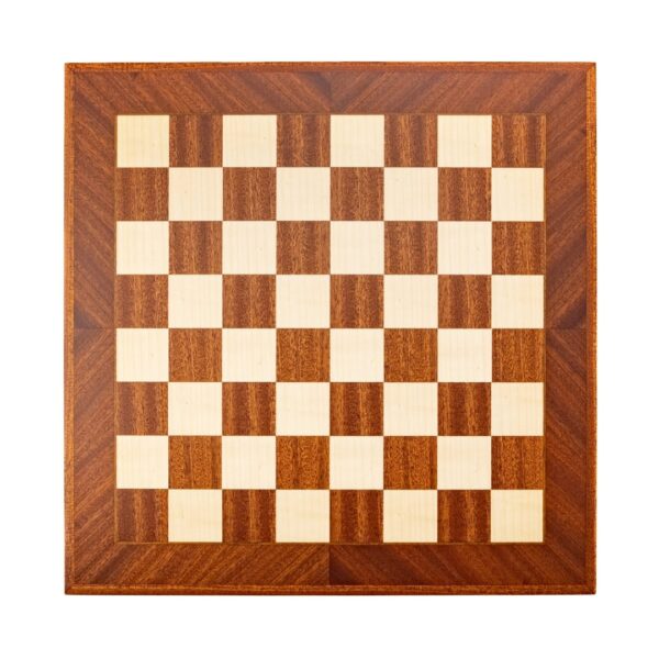 tablero de ajedrez profesional madera lujo sapelli diagonal 50