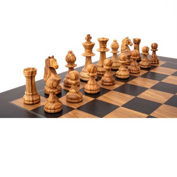 conjunto de ajedrez deluxe staunton 6 madera olivo 2 conjunto de ajedrez deluxe staunton 6 madera olivo