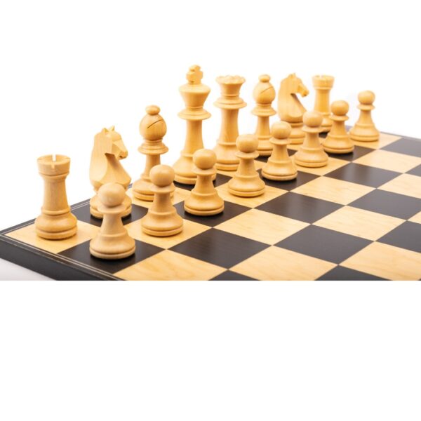 conjunto de ajedrez madera staunton europa 5 plomado color negro barnizado mate MPCSE5NM 2 conjunto de ajedrez madera staunton europa 5 plomado color negro barnizado mate