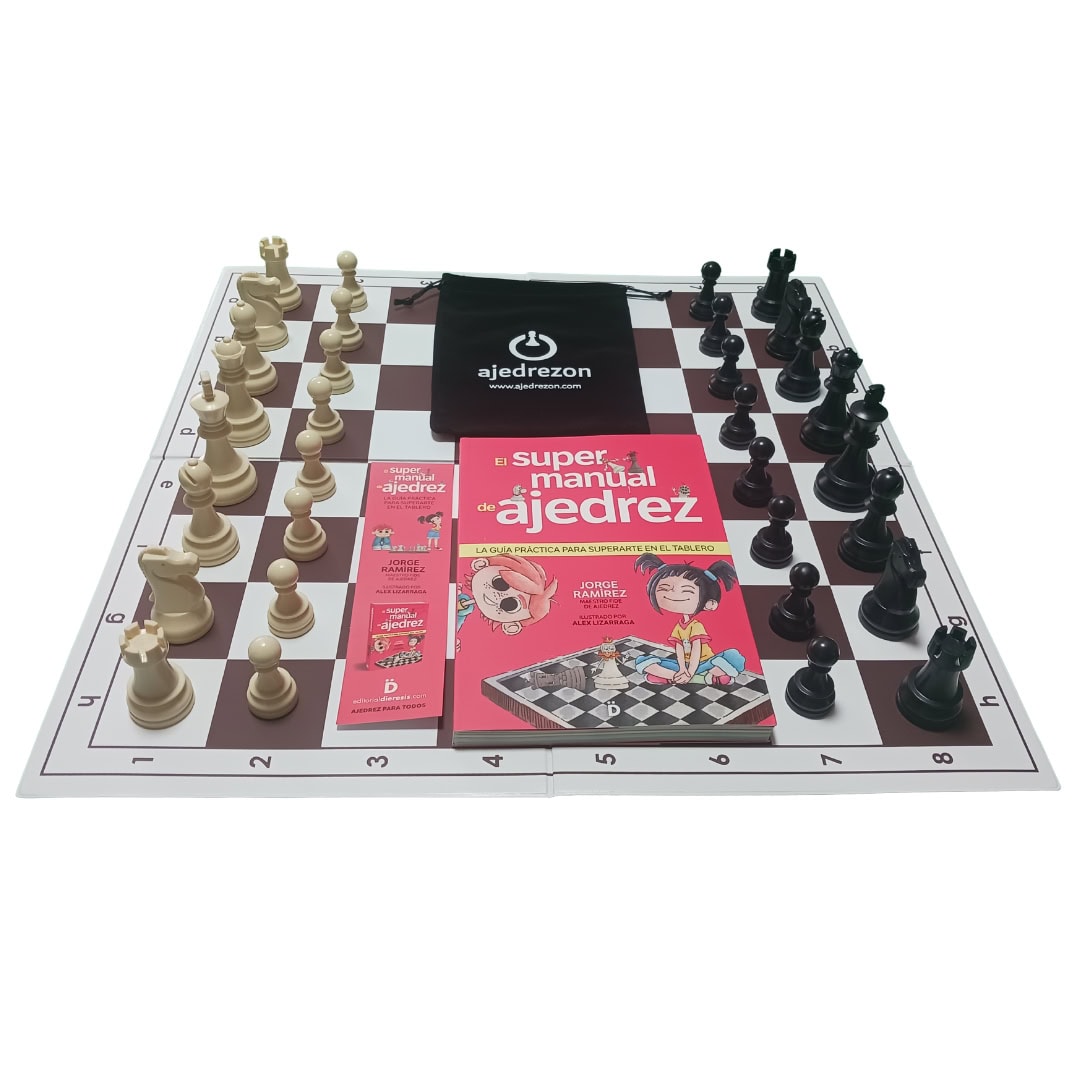 conjunto ajedrez infantil regalo educativo navidad niños familias