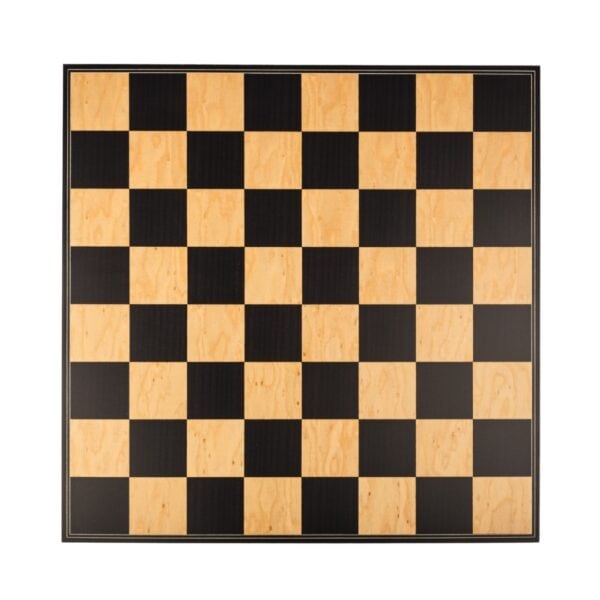 tablero ajedrez madera lujo negro 48