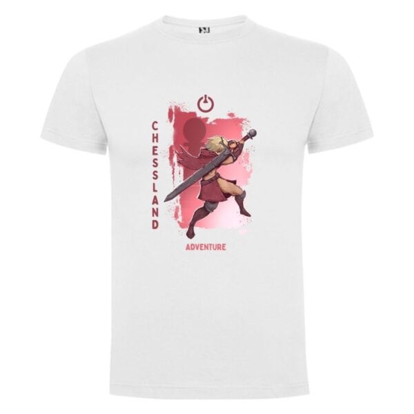 camiseta ajedrez original algodon chessland adventure blanco 2 camiseta chessland adventure