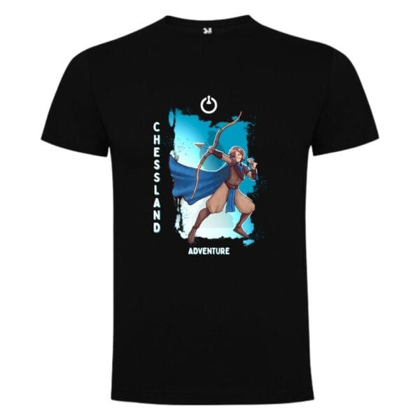 camiseta ajedrez original algodon chessland adventure negro 3 camiseta chessland adventure