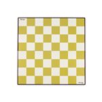 conjunto de ajedrez de madera con tablero plegable verde oliva