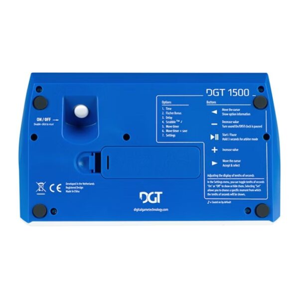 reloj digital ajedrez dgt 1500 azul 5 reloj digital ajedrez dgt 1500 azul 5