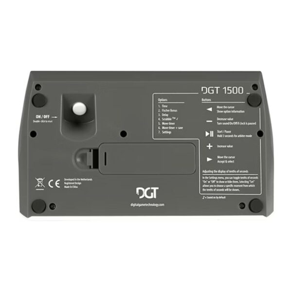 reloj digital ajedrez dgt 1500 gris 5 reloj digital ajedrez dgt 1500 gris 5