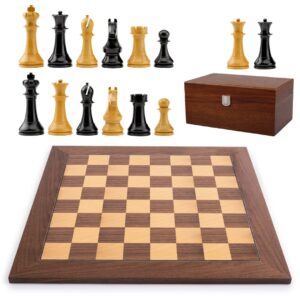 conjunto de ajedrez "gran deluxe" · staunton nº6