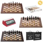 elige conjunto ajedrez electronico madera dgt