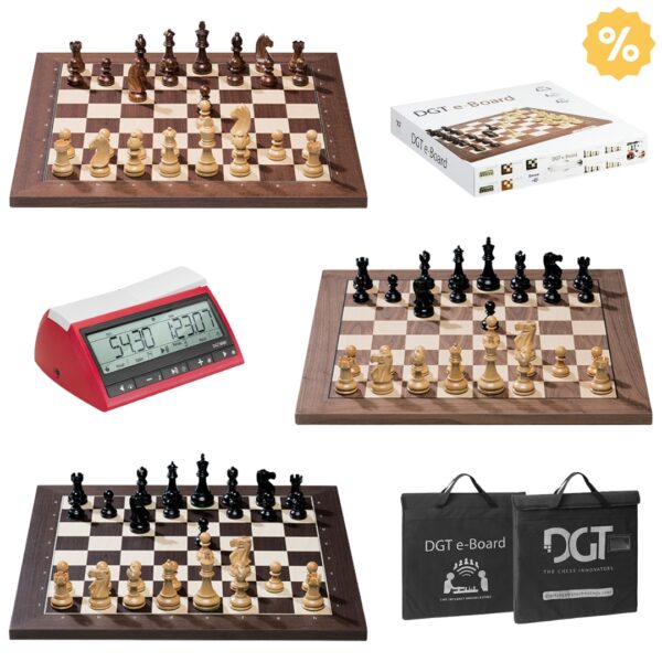 elige conjunto ajedrez electronico madera dgt